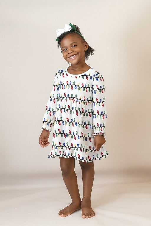 christmas lounge dress Christmas Girls Lounge Dress 3 Holiday Prints | Sizes 12M16Y
