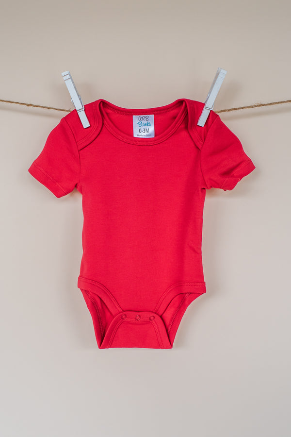 Unisex Short Sleeve Lap Shoulder Bodysuit - ARB Blanks