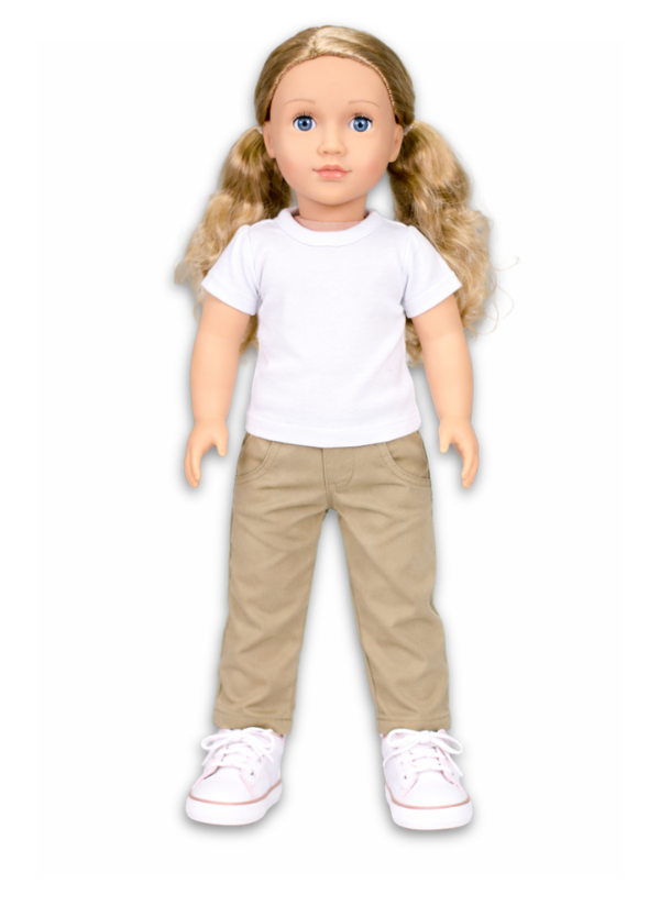 Doll T-Shirts  18-inch-doll-short-sleeve-t-shirt-blank  18-inch-doll-long-sleeve-t-shirt-blank  ruffle-sleeve-doll-t-shirt-blank  plain-doll-t-shirt-blank  Doll Pajamas  18-inch-doll-pajamas-blank  doll-sleepwear-blank-customizable