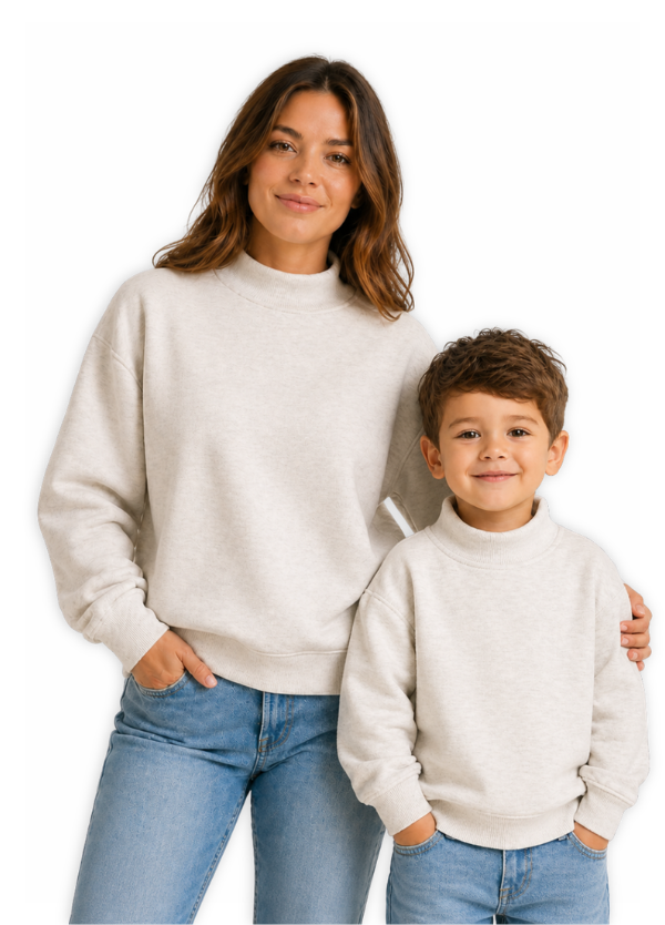 Mock Neck Sweatshirt Preorder | Kids, Adults + Holiday Collection