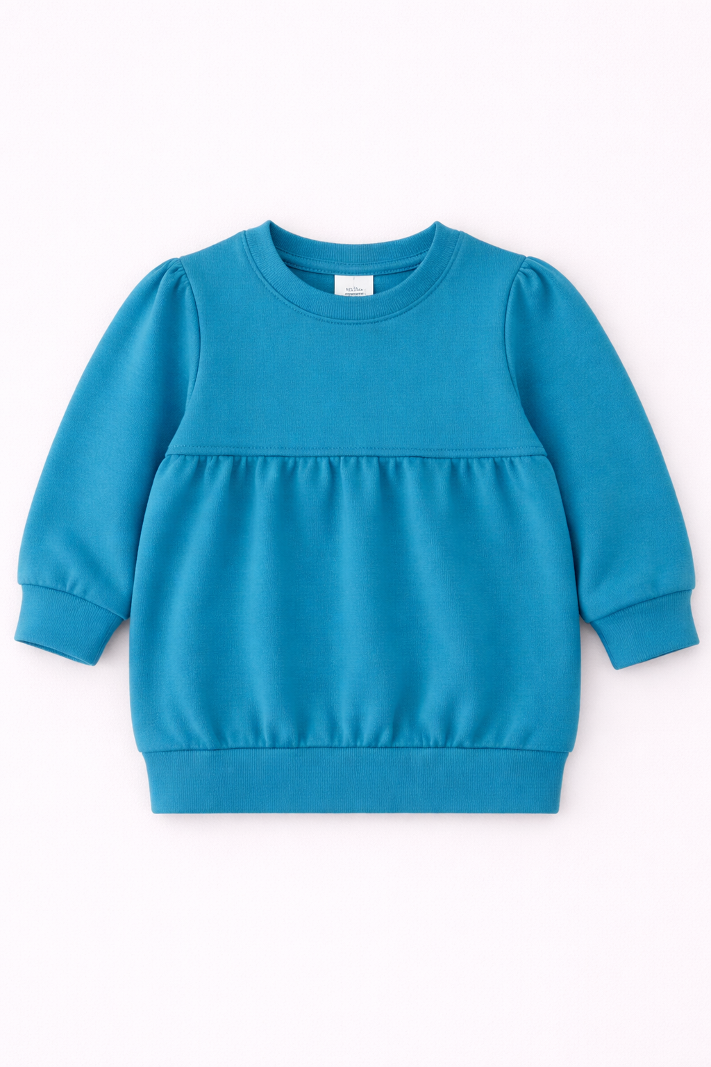 Bubble Sweatshirt – Girly Puff Sleeve | Kids Cotton Sweatshirt Blank