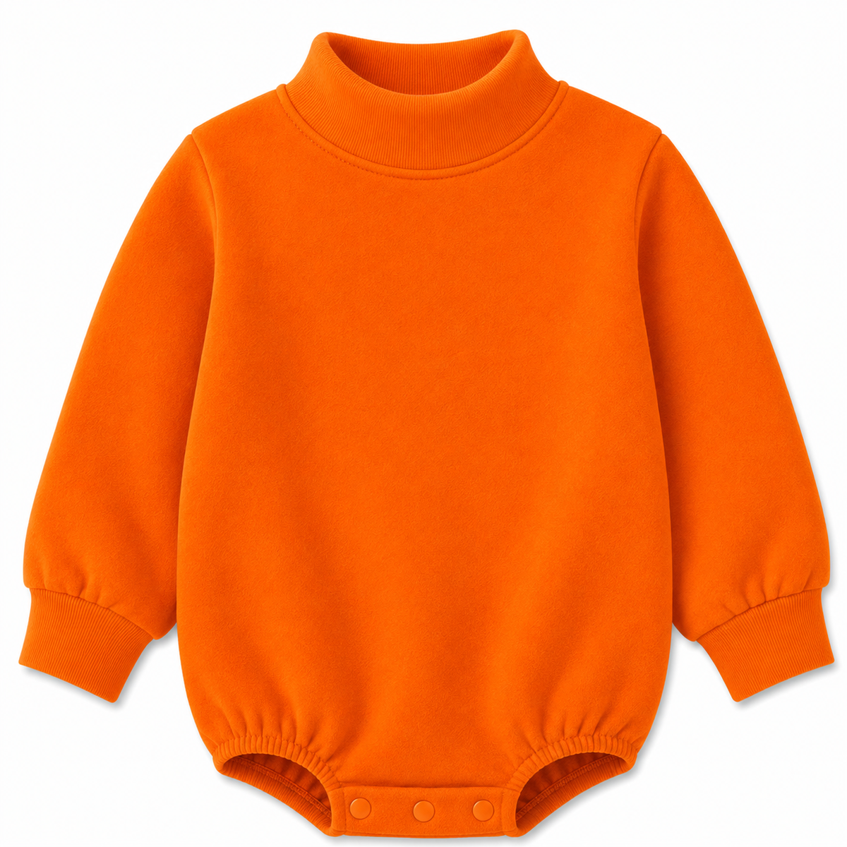 Solid Mock Neck Baby Bubble  |PRE-ORDER | Embroidery, HTV & DTF Blank
