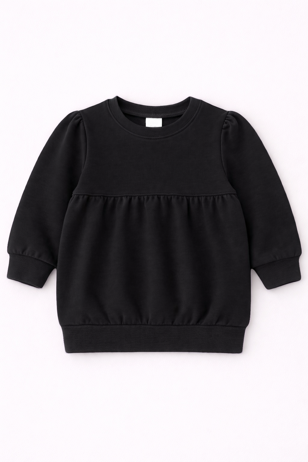 Bubble Sweatshirt – Girly Puff Sleeve | Kids Cotton Sweatshirt Blank