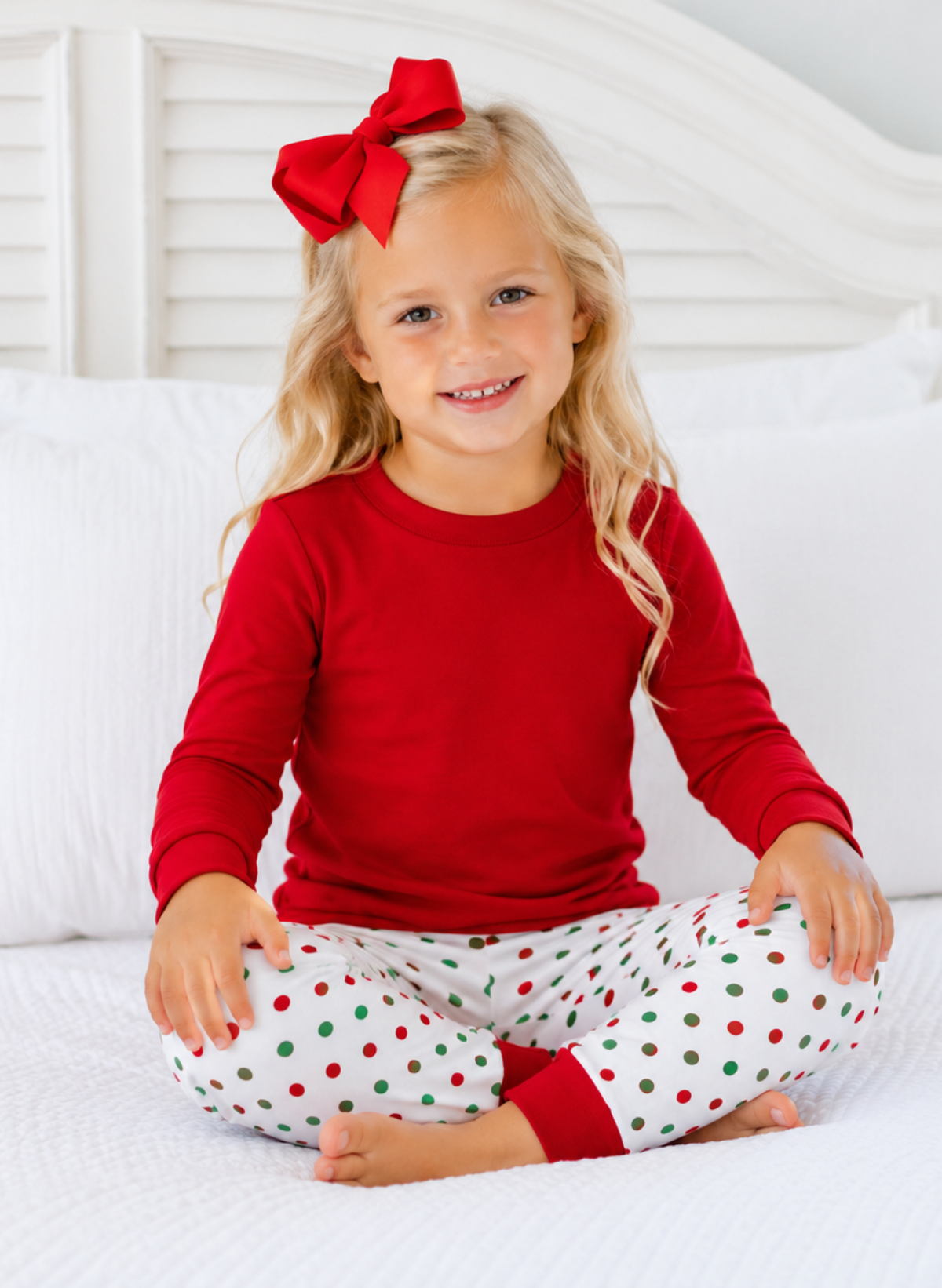 Christmas Youth  Pajamas – PRE-ORDER | Merry Dot, Jolly Stripes & Yuletide Toile | Sizes 6M–16Y