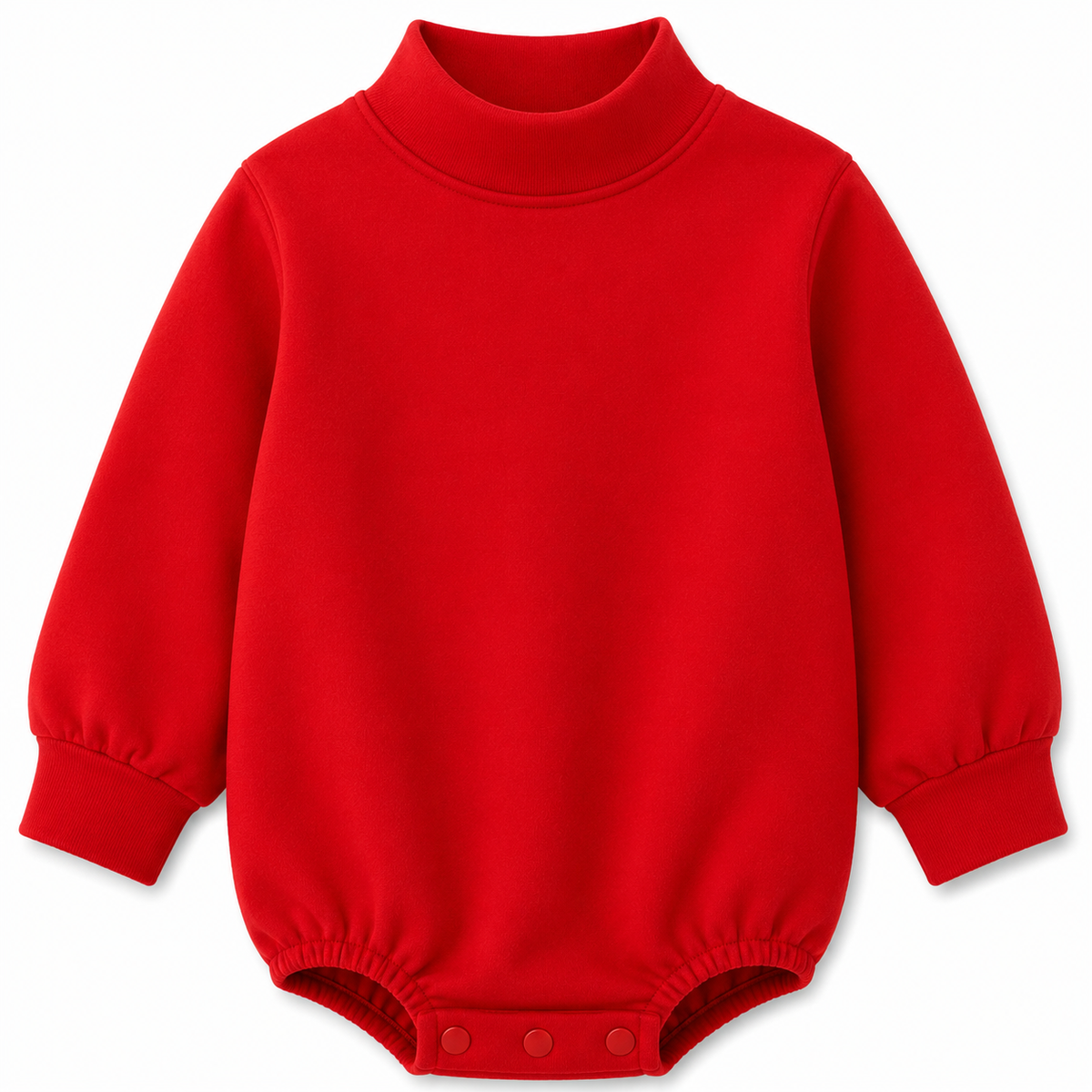 Solid Mock Neck Baby Bubble  |PRE-ORDER | Embroidery, HTV & DTF Blank