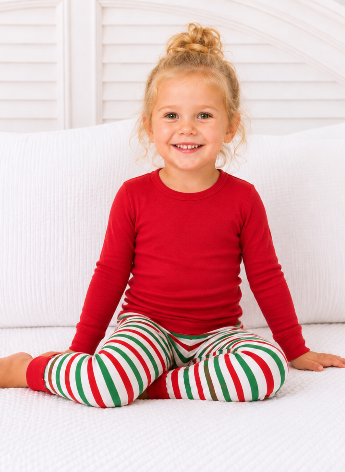 Christmas Youth  Pajamas – PRE-ORDER | Merry Dot, Jolly Stripes & Yuletide Toile | Sizes 6M–16Y