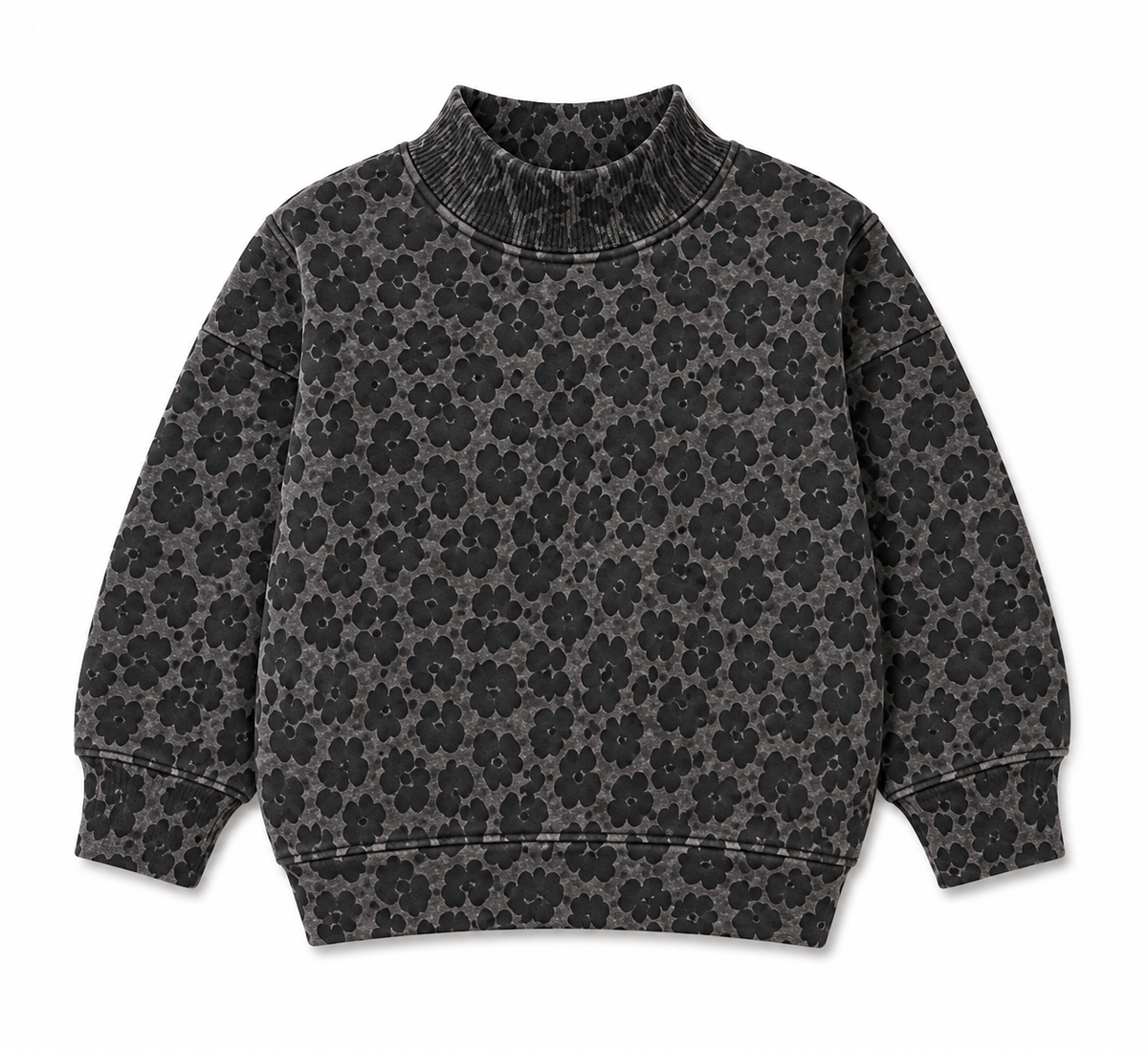 Woodland Camo / White Camo / Gray Leopard Adult Mock Neck Sweatshirt | PREORDER 5