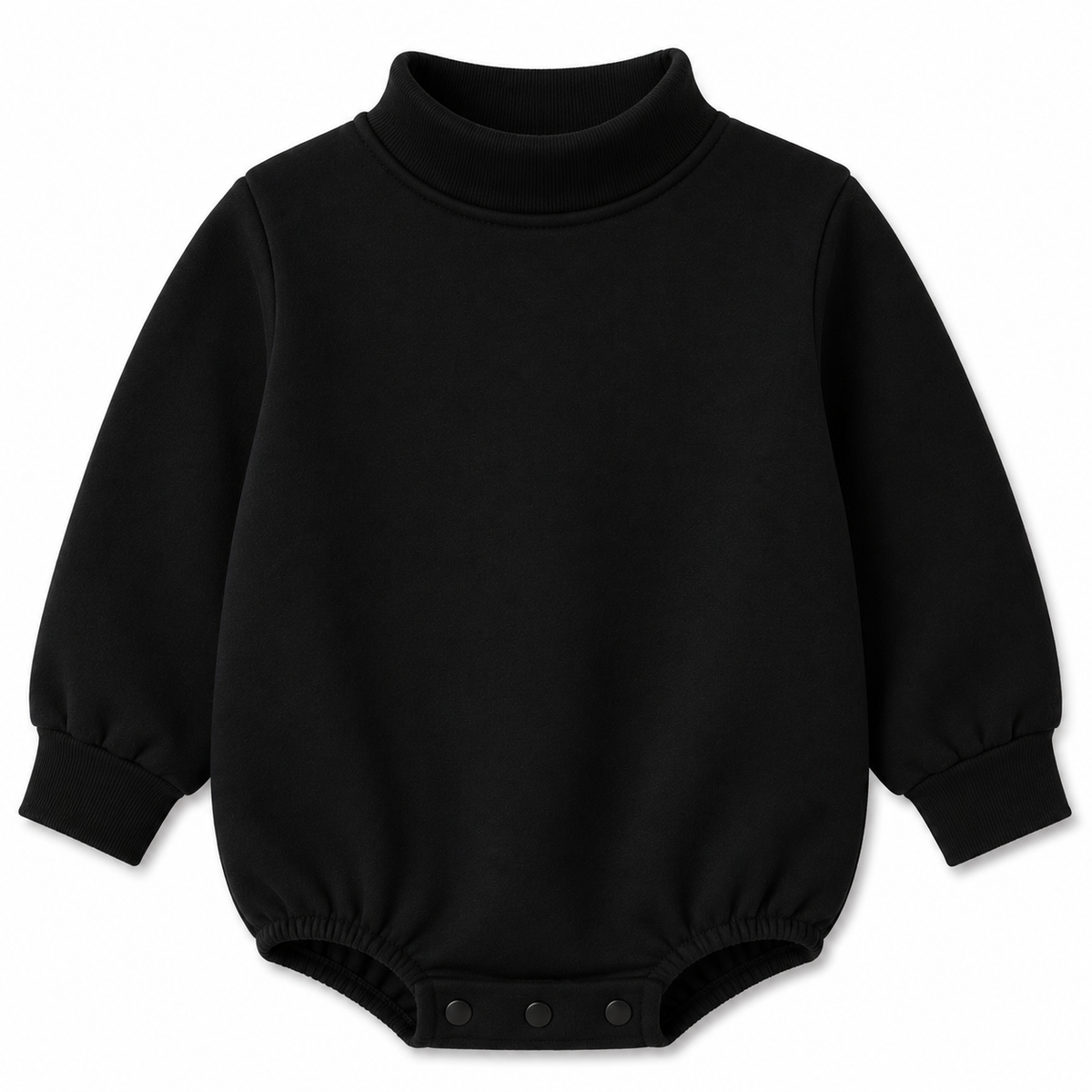 Solid Mock Neck Baby Bubble  |PRE-ORDER | Embroidery, HTV & DTF Blank