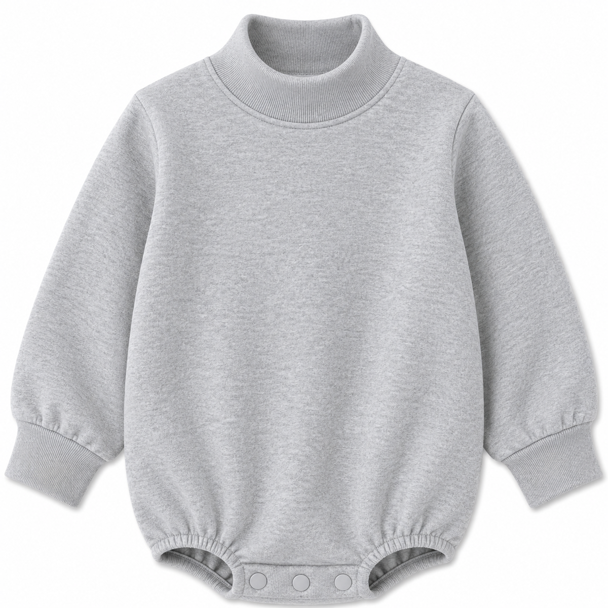 Solid Mock Neck Baby Bubble  |PRE-ORDER | Embroidery, HTV & DTF Blank
