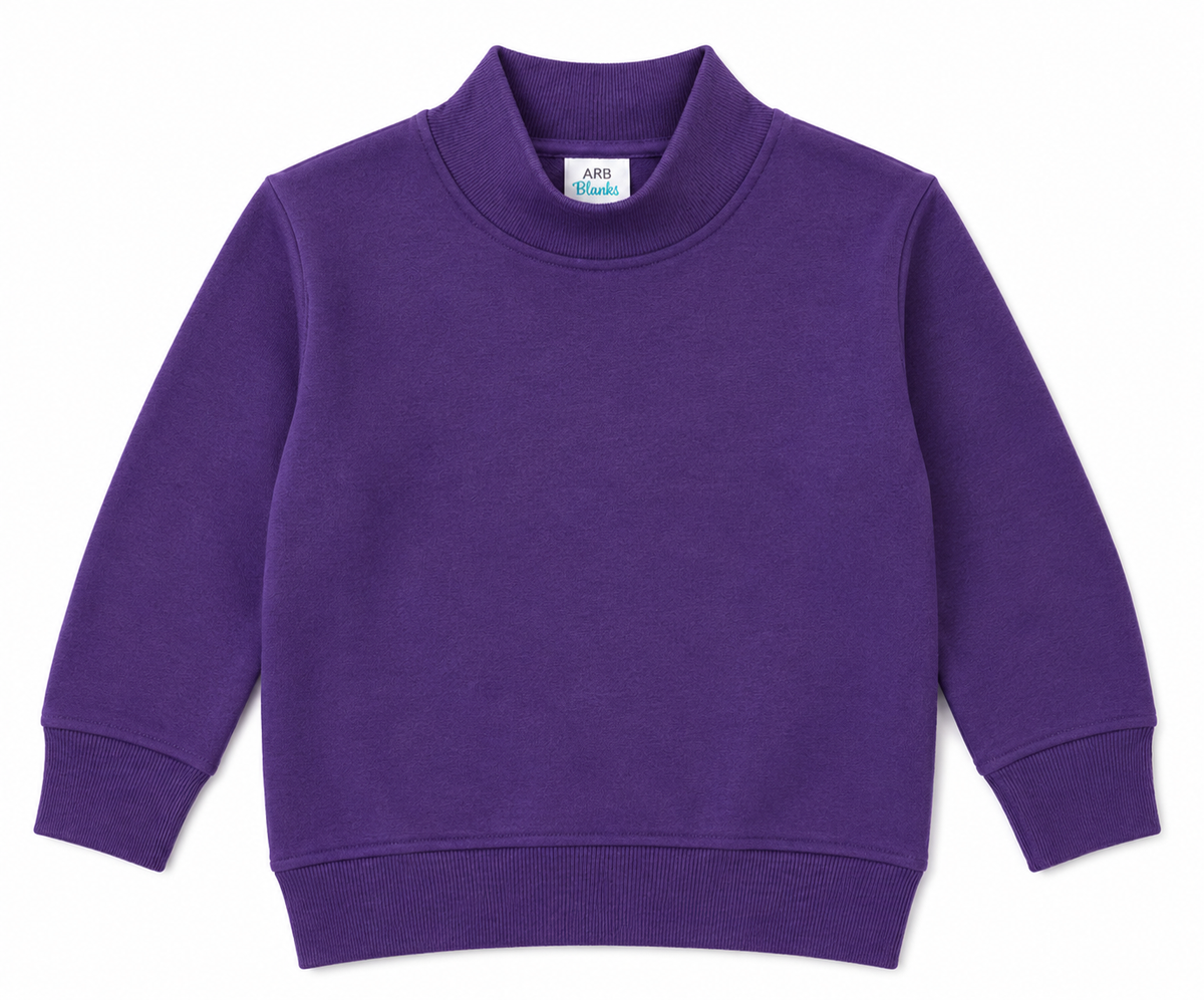 Premium Kids Mock Neck Sweatshirt | Blank | 14 Colors | Preorder 2