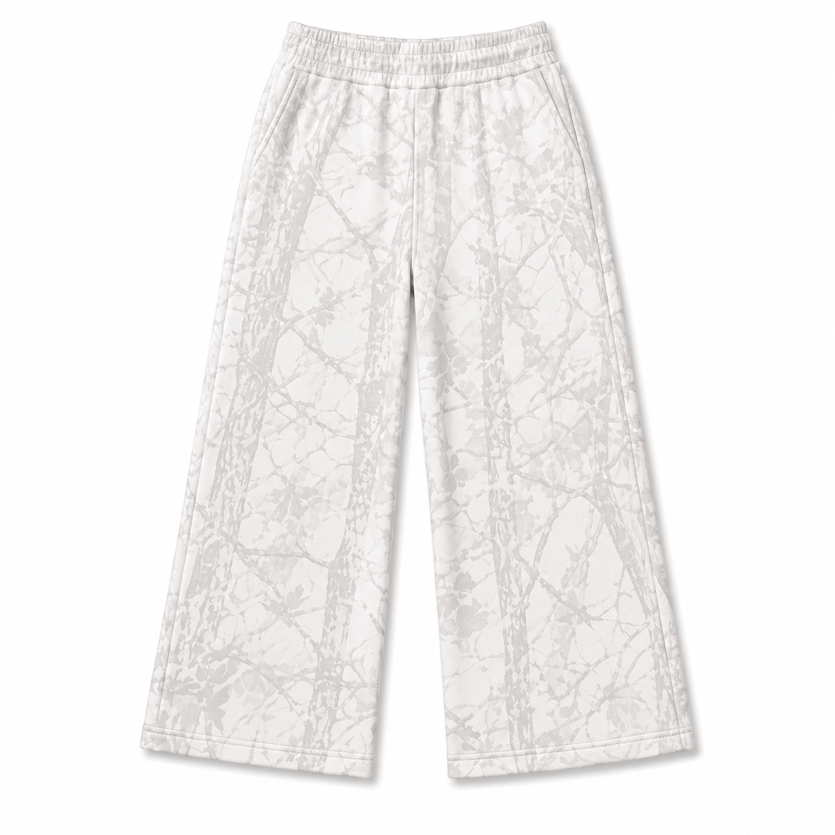 Woodland Camo / White Camo / Gray Leopard Adult Cotton Sweatpants with Pockets | PREORDER 5