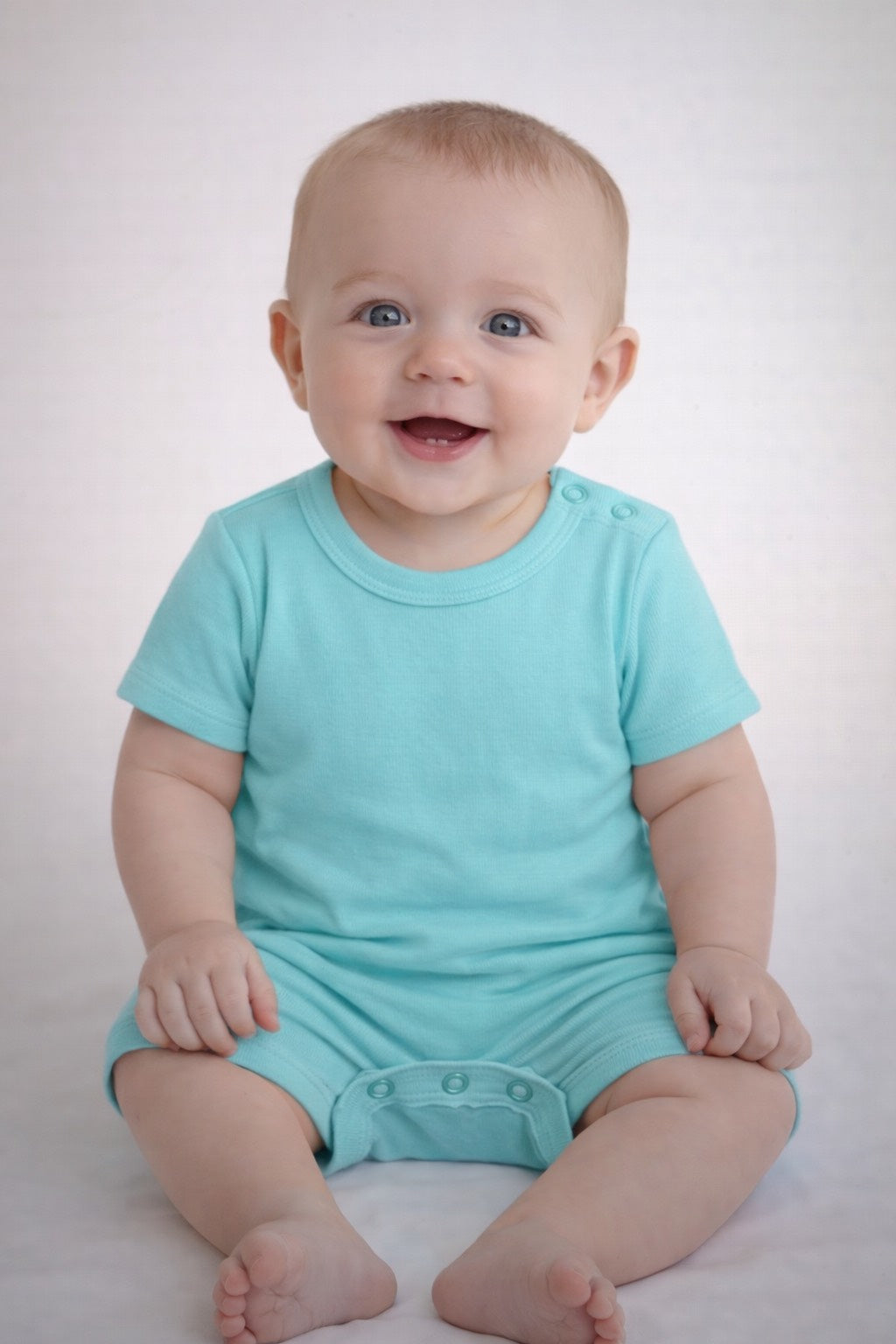 Unisex Short Sleeve Romper