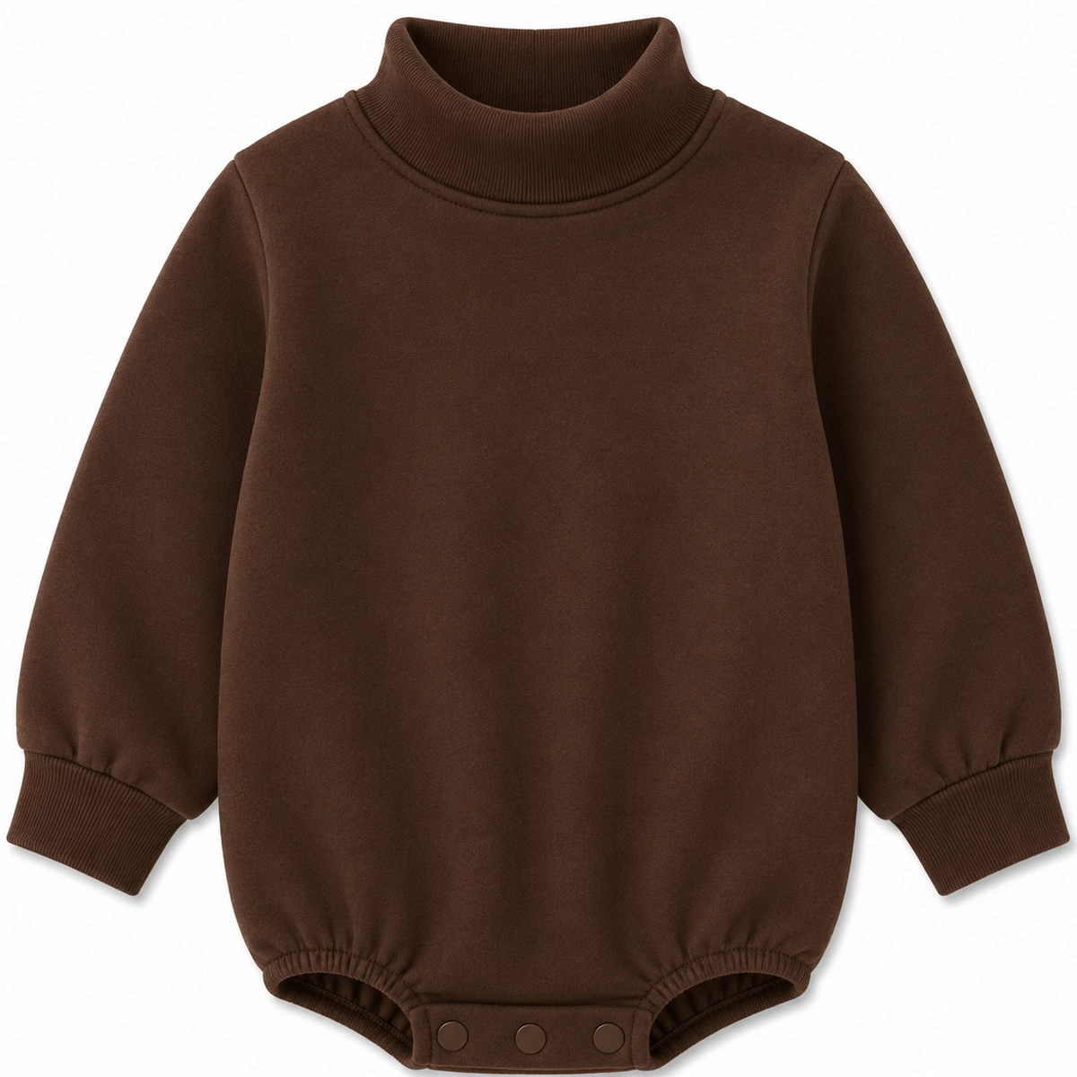 Solid Mock Neck Baby Bubble  |PRE-ORDER | Embroidery, HTV & DTF Blank
