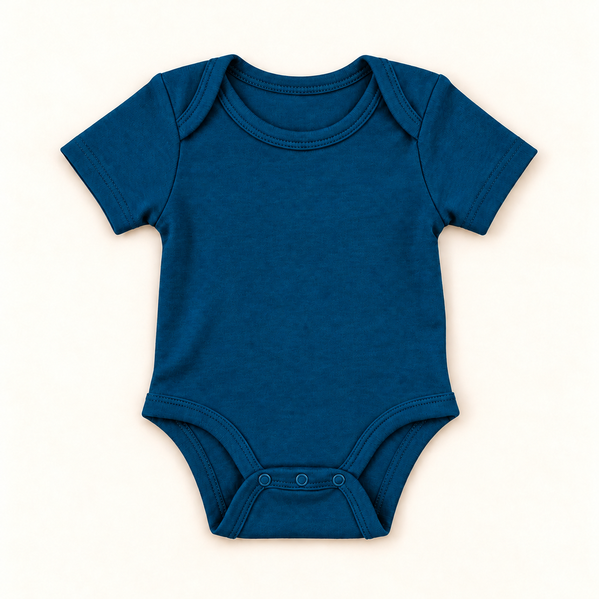 Unisex Short Sleeve Lap Shoulder Bodysuit – Cotton Blank for Embroidery & Boutique | 8 Colors | Newborn–18M