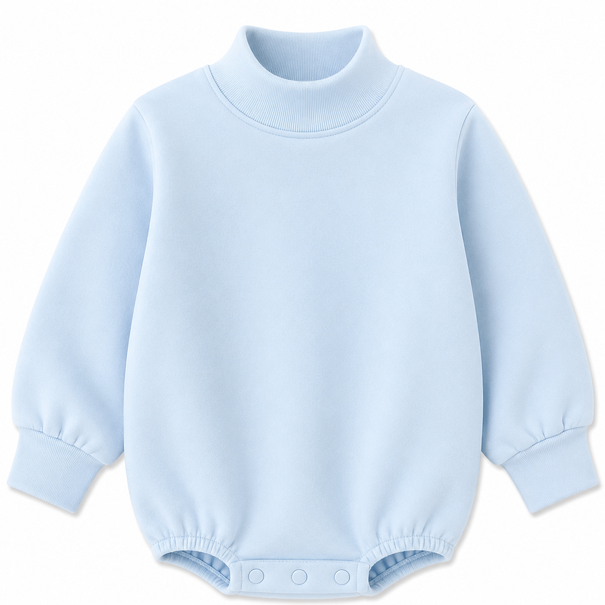 Solid Mock Neck Baby Bubble  |PRE-ORDER | Embroidery, HTV & DTF Blank