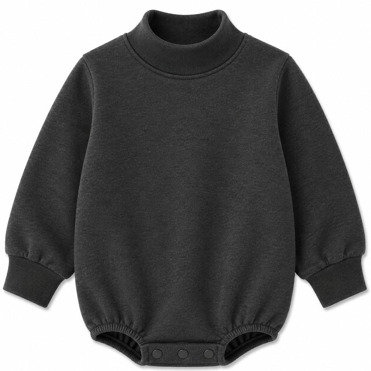 Solid Mock Neck Baby Bubble  |PRE-ORDER | Embroidery, HTV & DTF Blank