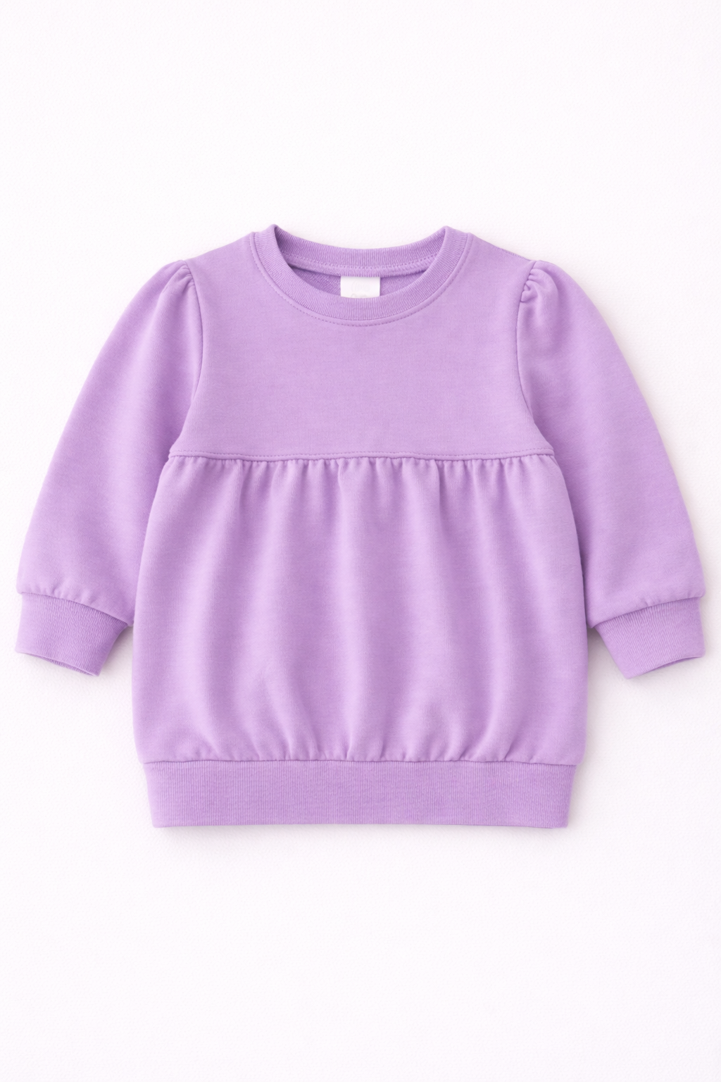 Bubble Sweatshirt – Girly Puff Sleeve | Kids Cotton Sweatshirt Blank