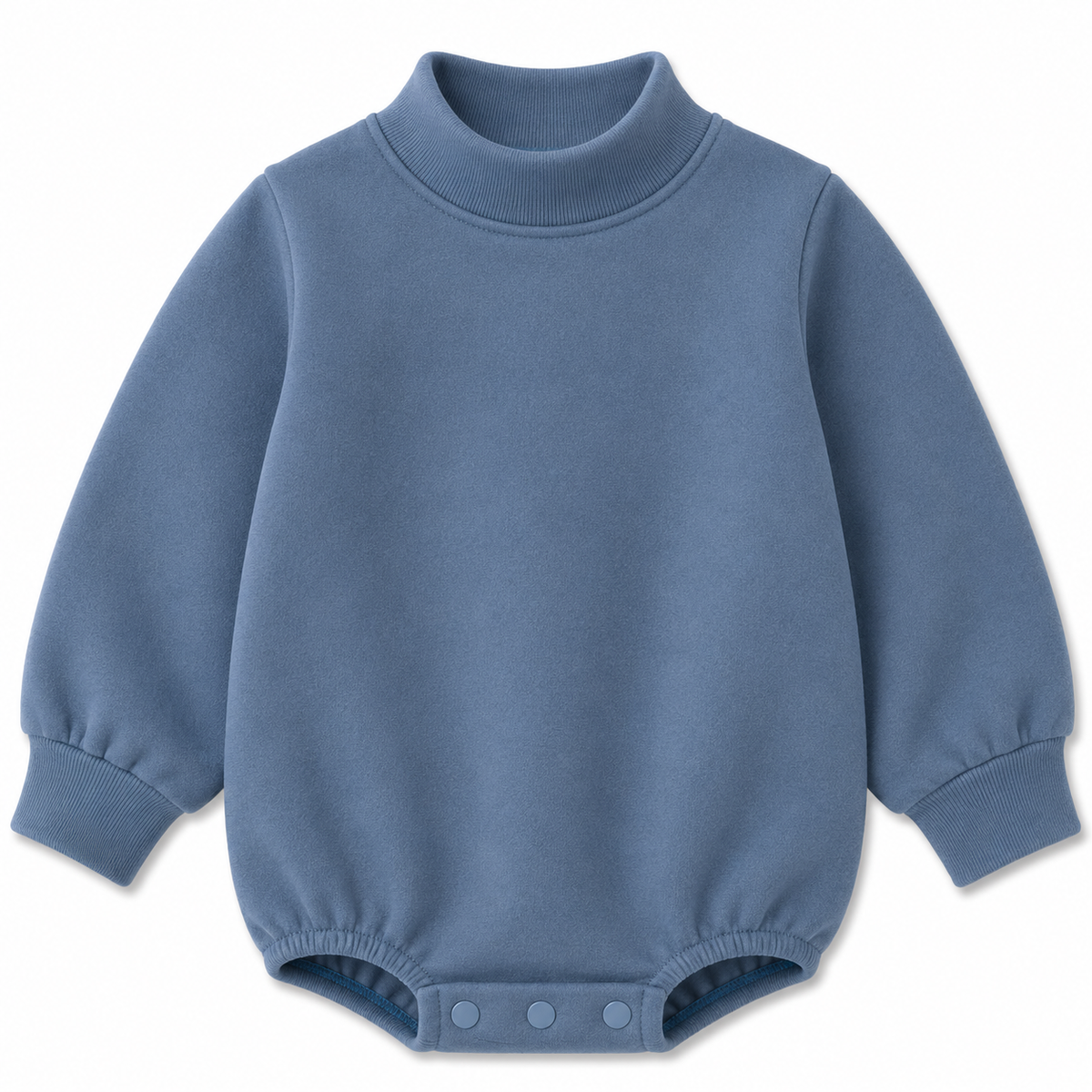 Solid Mock Neck Baby Bubble  |PRE-ORDER | Embroidery, HTV & DTF Blank