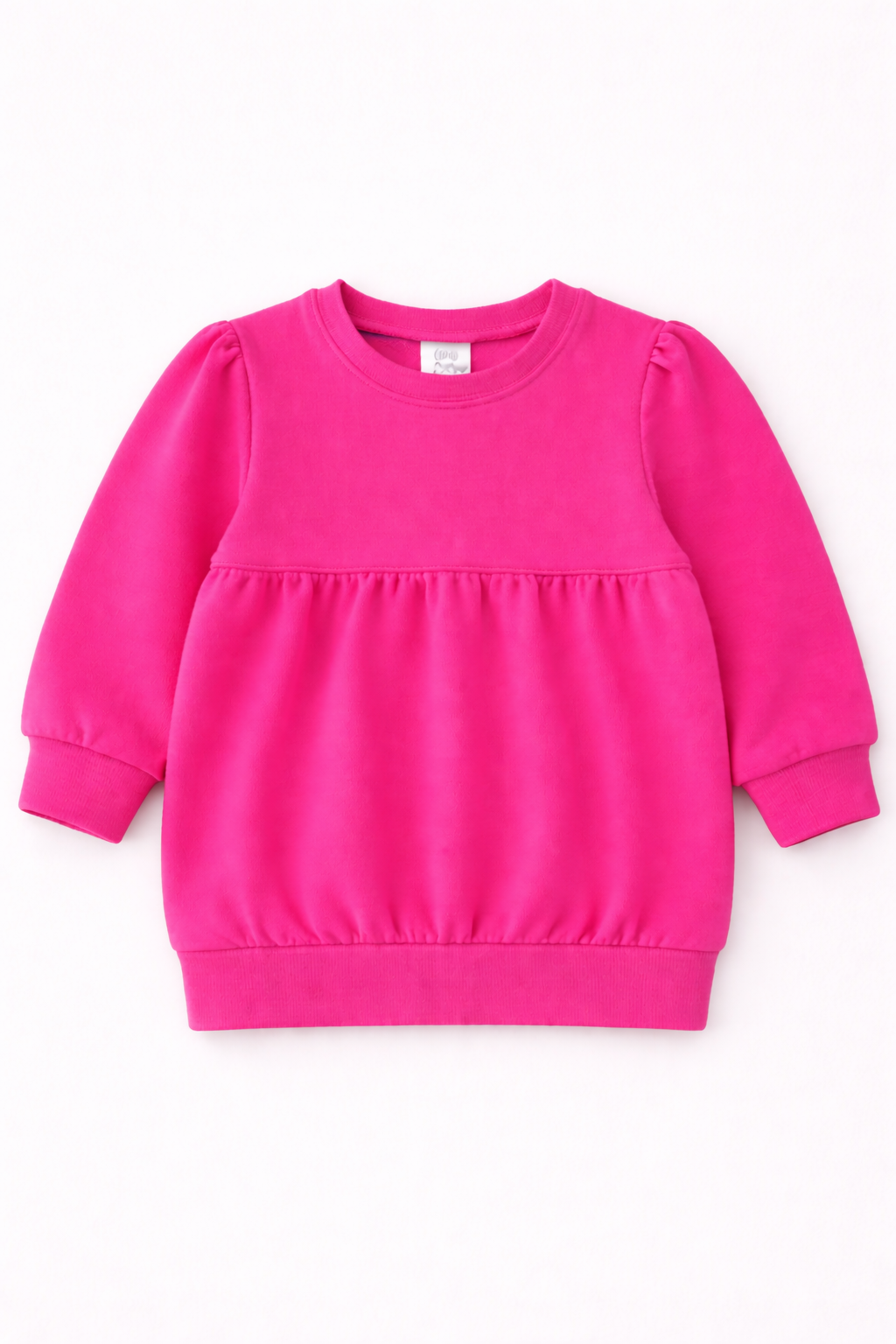 Bubble Sweatshirt – Girly Puff Sleeve | Kids Cotton Sweatshirt Blank