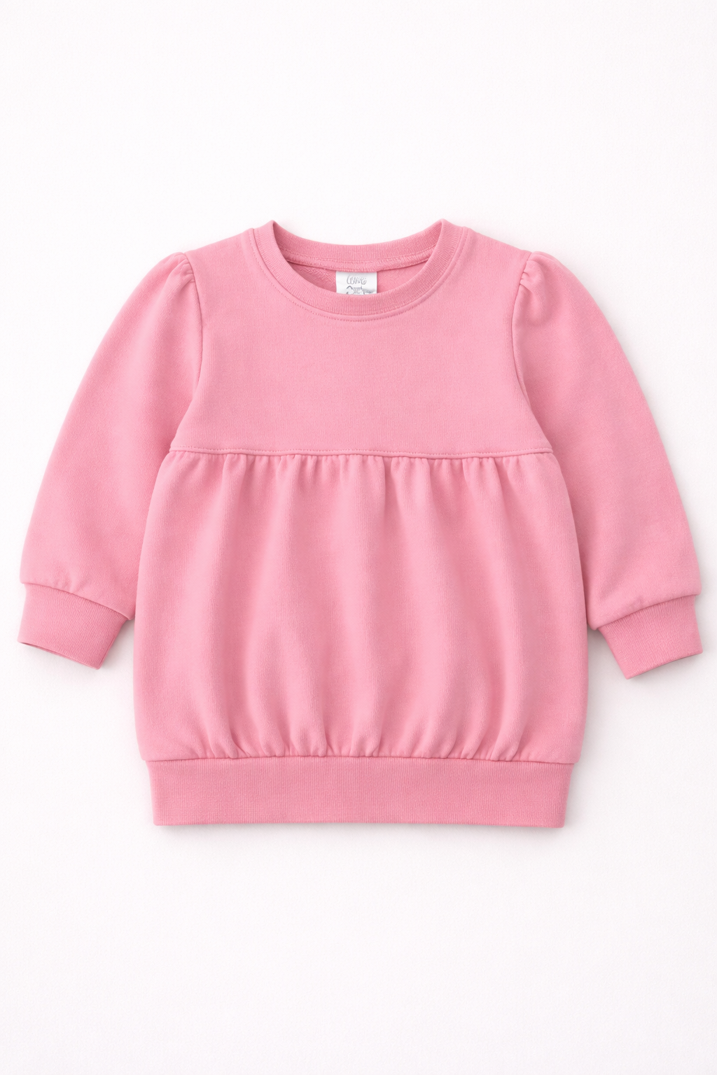 Bubble Sweatshirt – Girly Puff Sleeve | Kids Cotton Sweatshirt Blank