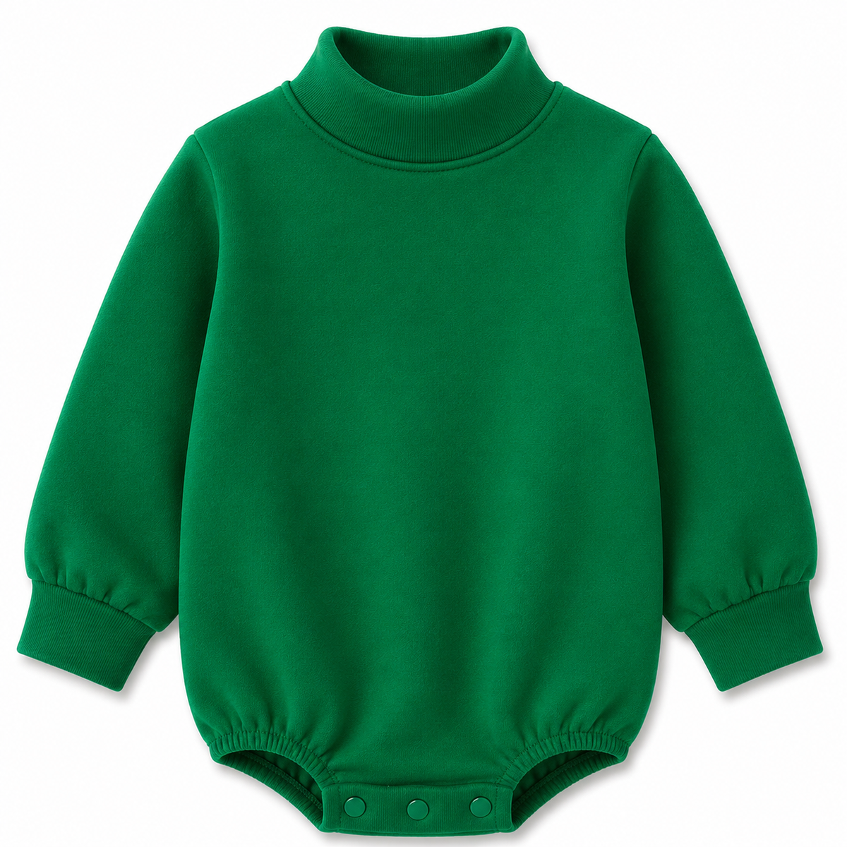 Solid Mock Neck Baby Bubble  |PRE-ORDER | Embroidery, HTV & DTF Blank