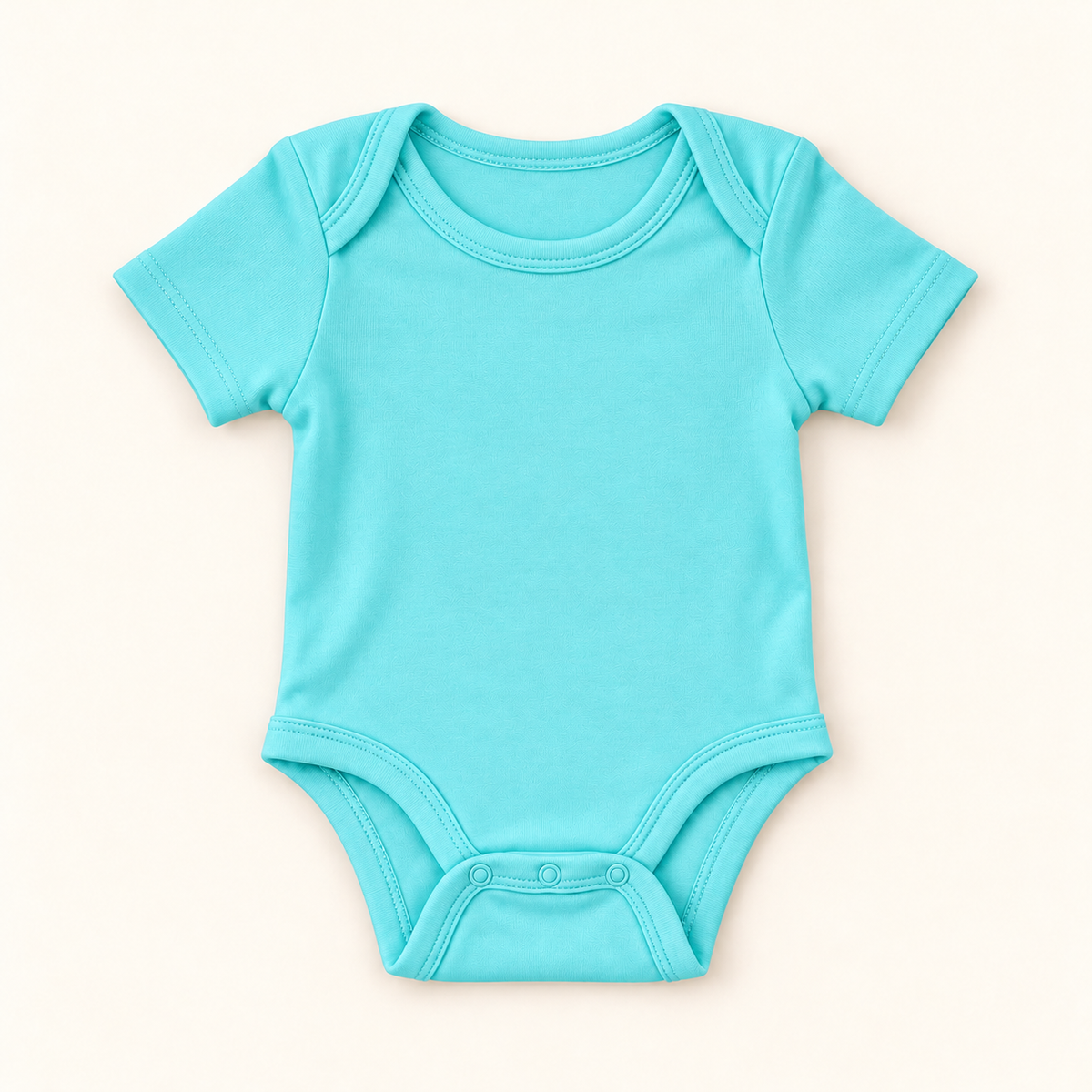 Unisex Short Sleeve Lap Shoulder Bodysuit – Cotton Blank for Embroidery & Boutique | 8 Colors | Newborn–18M