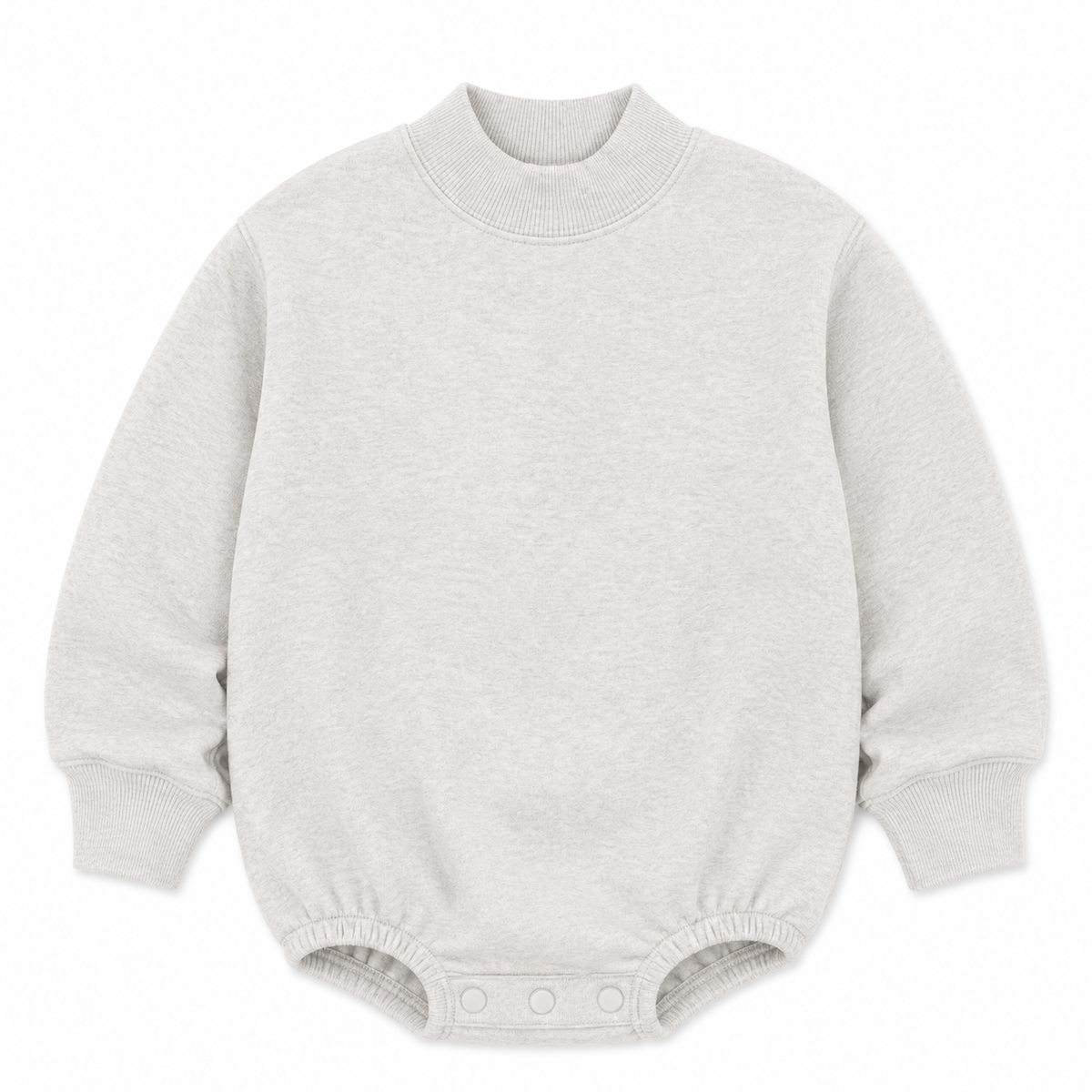 Solid Mock Neck Baby Bubble  |PRE-ORDER | Embroidery, HTV & DTF Blank