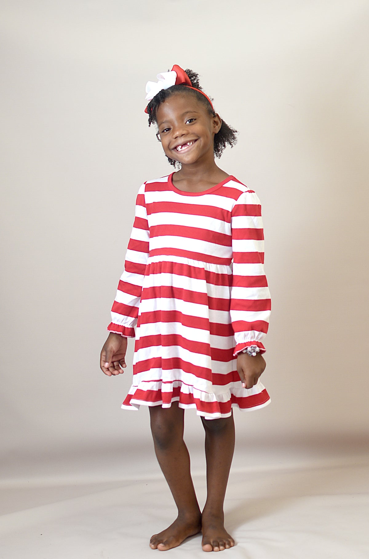 christmas lounge dress Christmas Tree Lounge Dress Pink Gingham / 2T