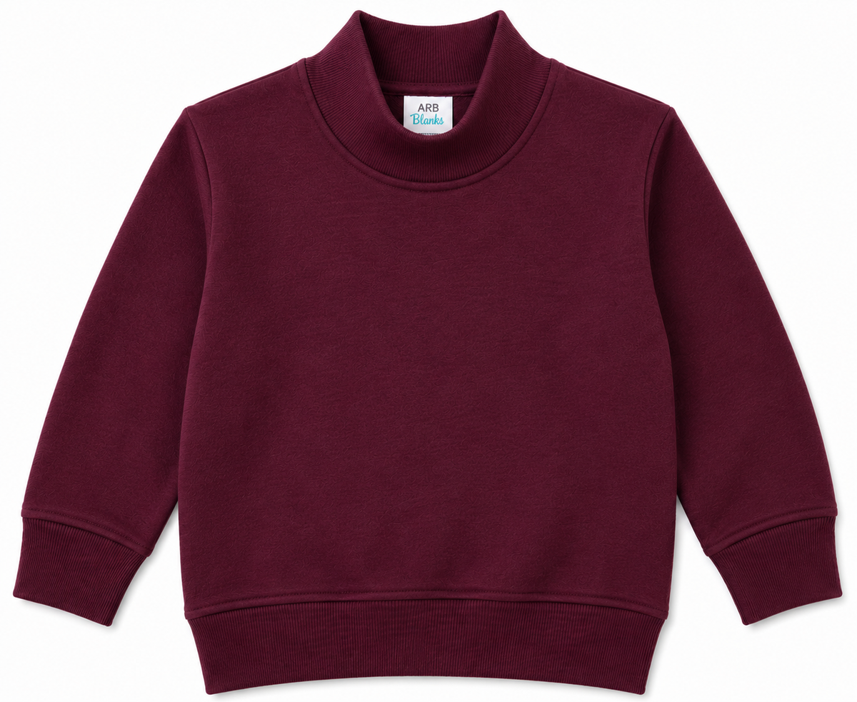 Premium Kids Mock Neck Sweatshirt | Blank | 14 Colors | Preorder 2