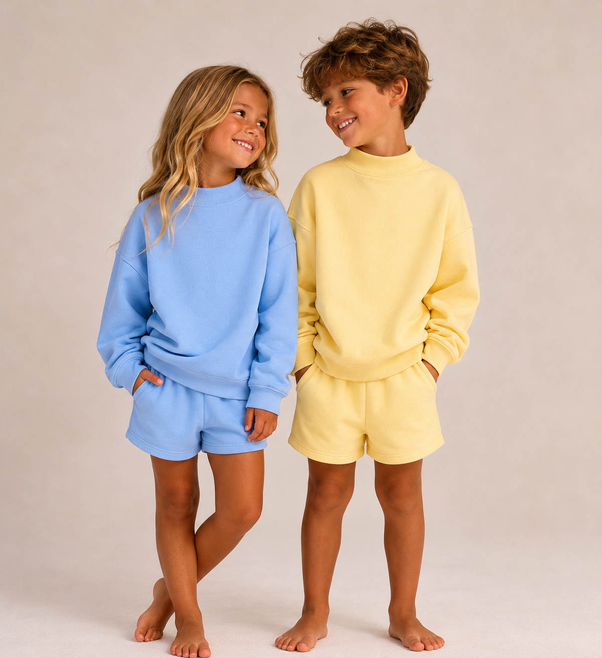 Kids Premium Cotton Shorts with Pockets| PRE-ORDER | Embroidery, HTV & DTF Blank | 25 Colors