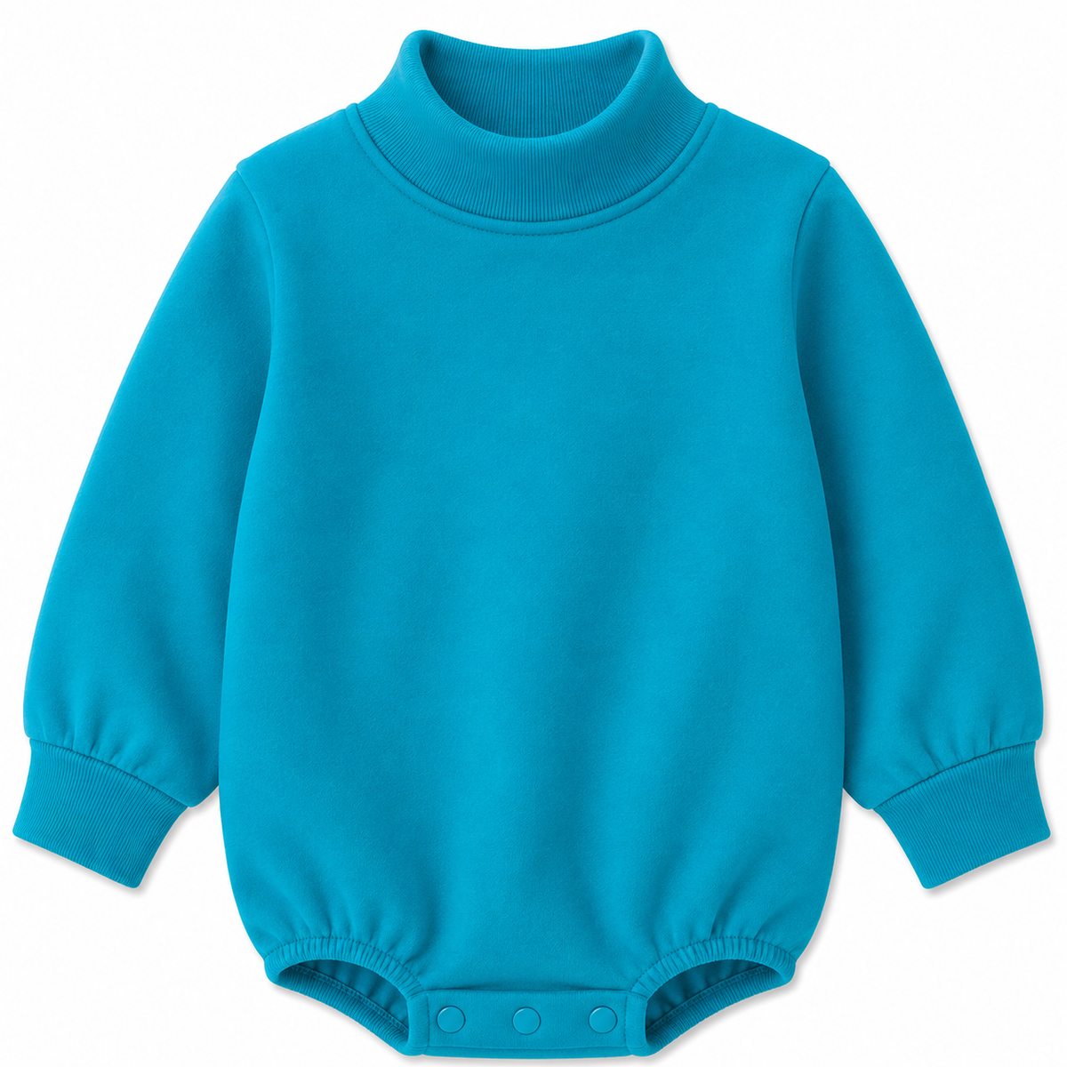 Solid Mock Neck Baby Bubble  |PRE-ORDER | Embroidery, HTV & DTF Blank