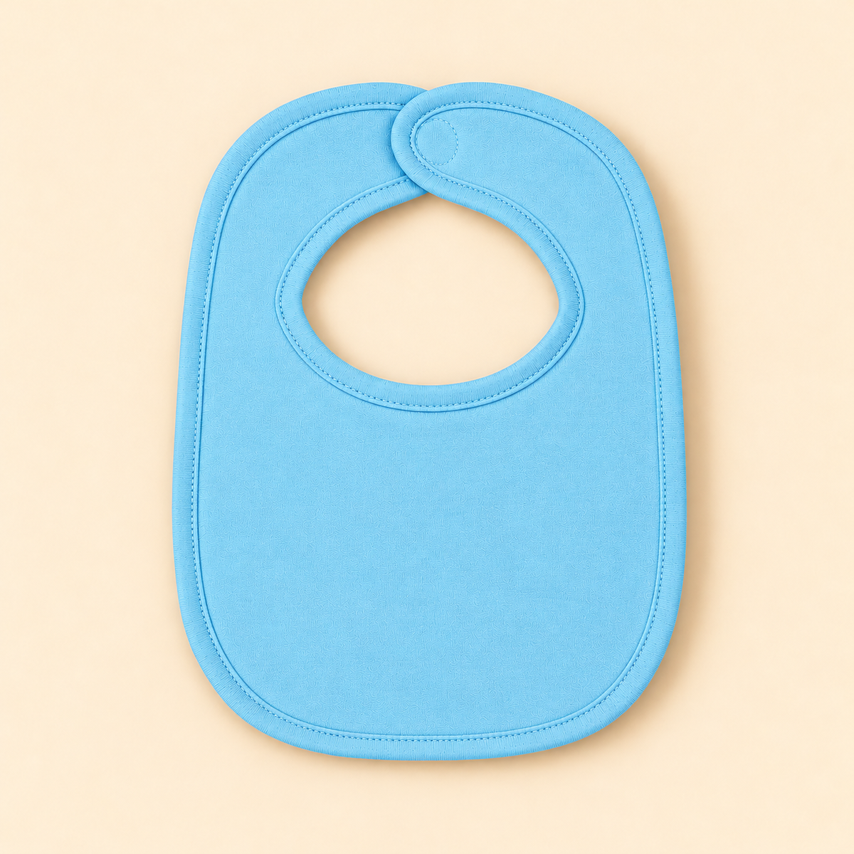 Baby blue plain baby bib blank for embroidery and personalized baby gifts — ARB Blanks