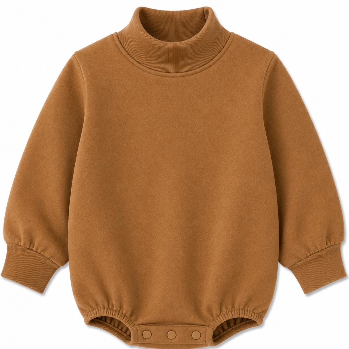 Solid Mock Neck Baby Bubble  |PRE-ORDER | Embroidery, HTV & DTF Blank