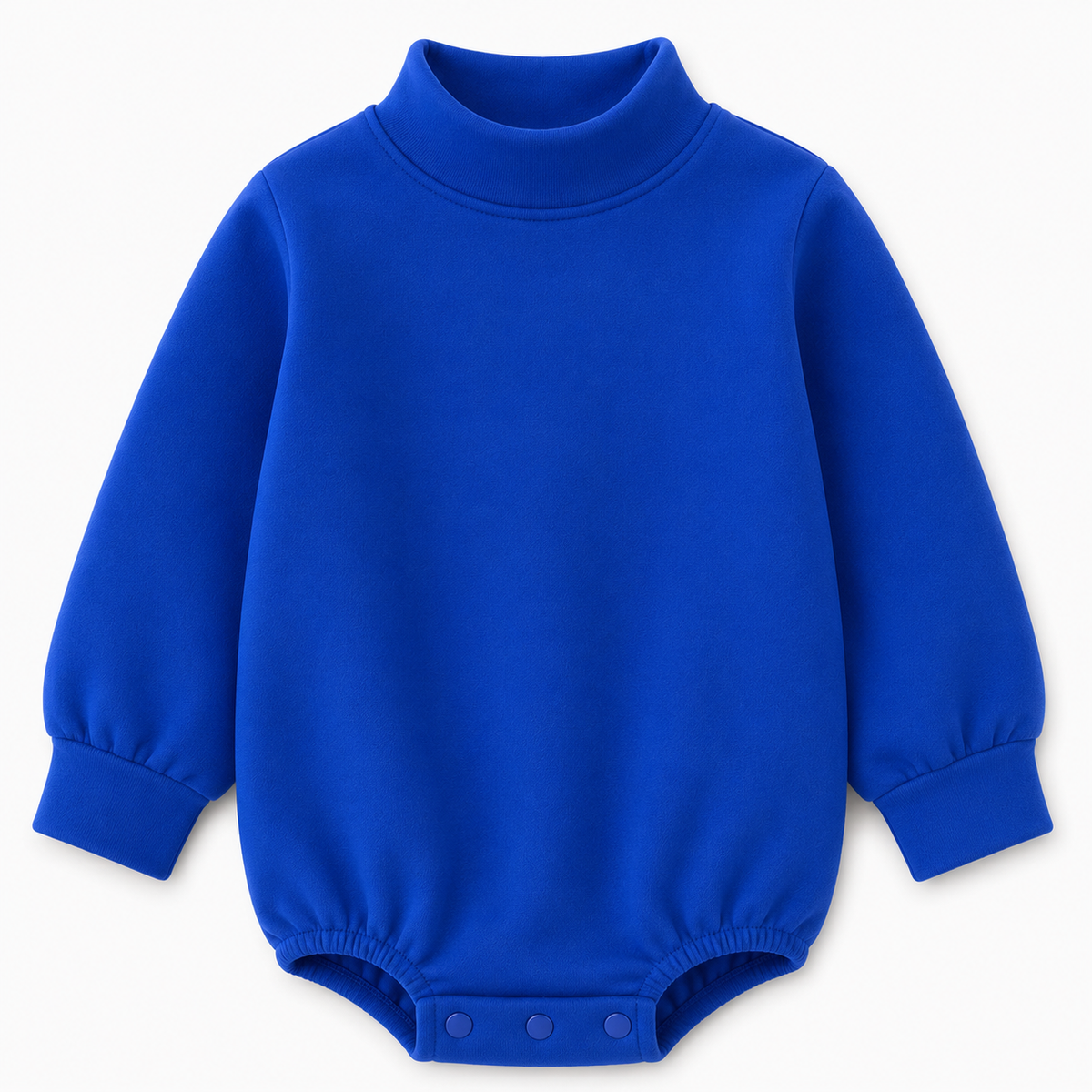 Solid Mock Neck Baby Bubble  |PRE-ORDER | Embroidery, HTV & DTF Blank