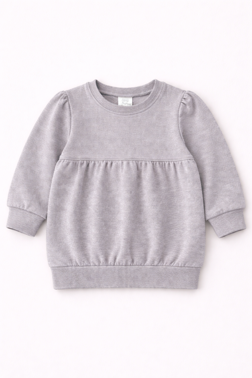Bubble Sweatshirt – Girly Puff Sleeve | Kids Cotton Sweatshirt Blank