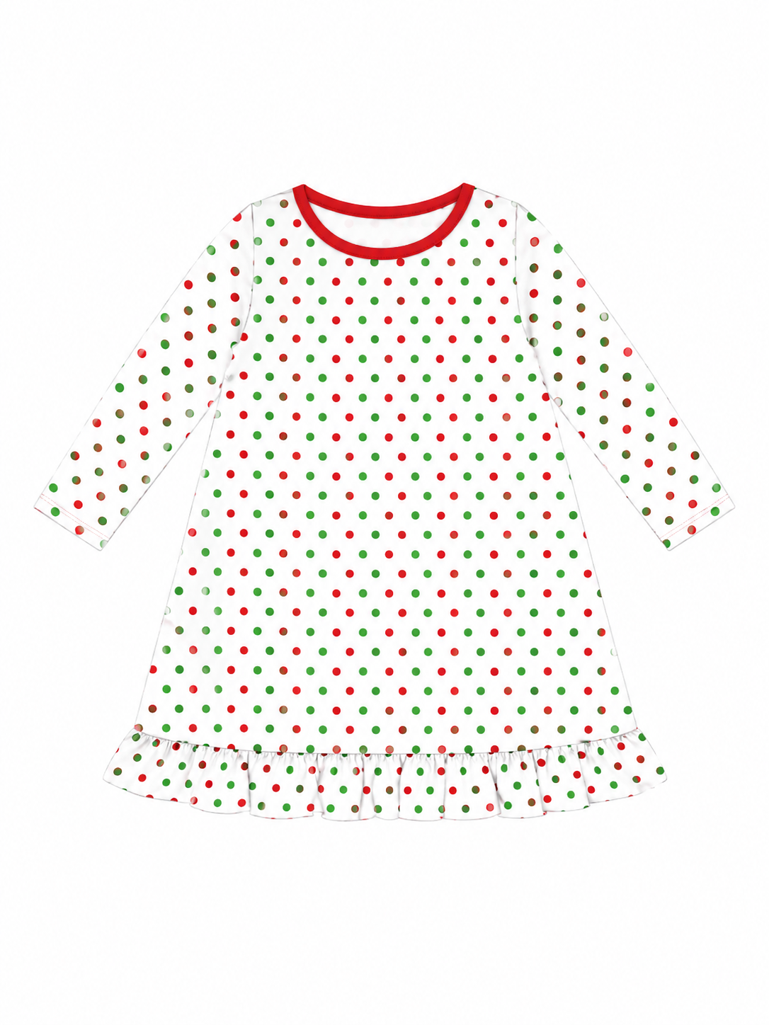 Christmas Girls Lounge Dress – PRE-ORDER | Merry Dot, Jolly Stripes & Yuletide Toile | Sizes 12M–16Y
