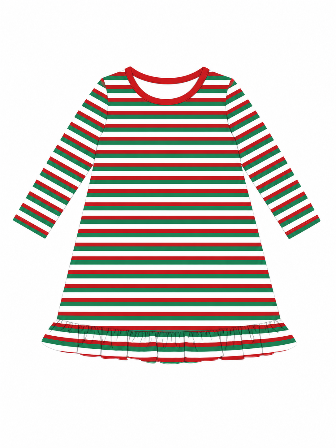 Christmas Girls Lounge Dress – PRE-ORDER | Merry Dot, Jolly Stripes & Yuletide Toile | Sizes 12M–16Y