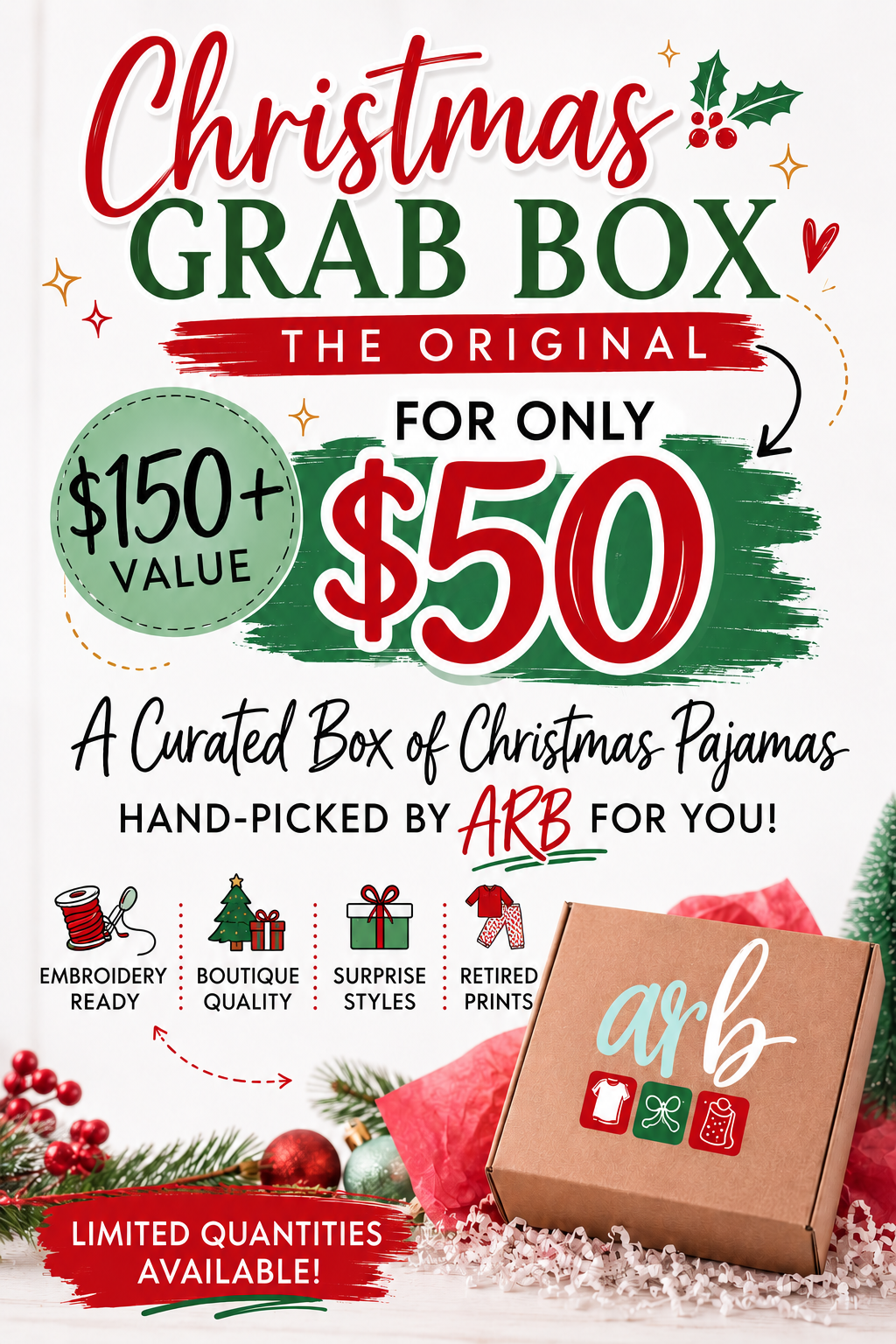 Christmas Grab Box — You Choose | $150+ Value for $50 | Adult, Youth & Baby