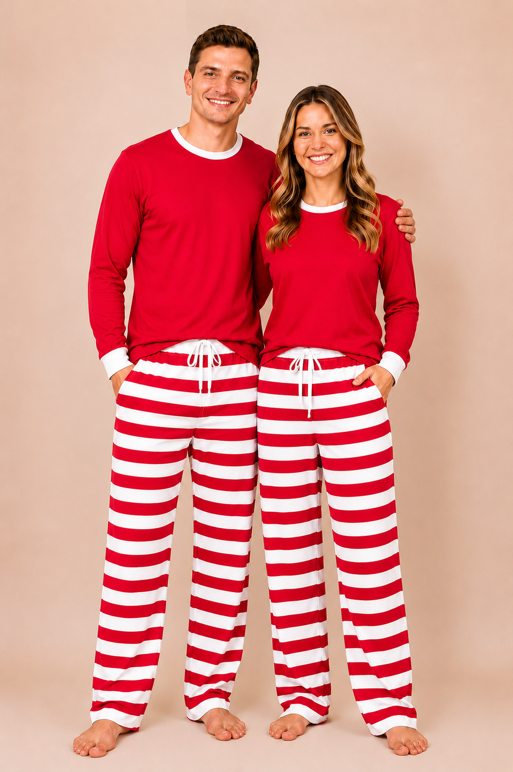 Adult Christmas Pajama Set – 95% Cotton Blend │ 8 Holiday Styles │ XS–XXXL