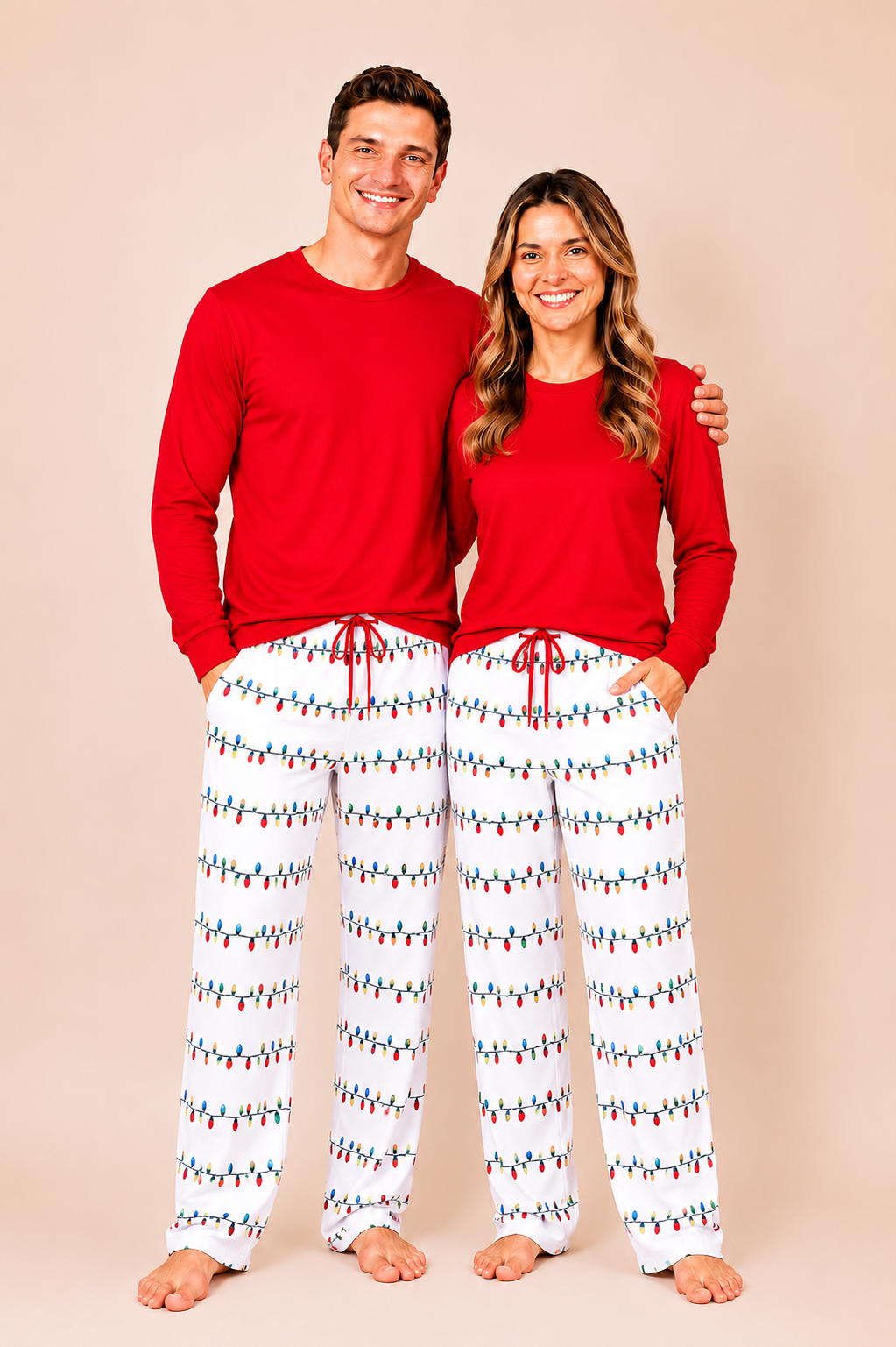 Adult Christmas Pajama Set – 95% Cotton Blend │ 8 Holiday Styles │ XS–XXXL