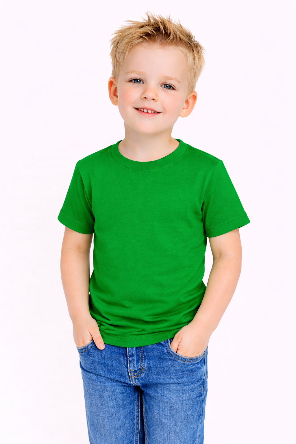 Boy's Short Sleeve Shirt – Cotton Blank for Embroidery, HTV & Boutique | Toddler–Youth 10