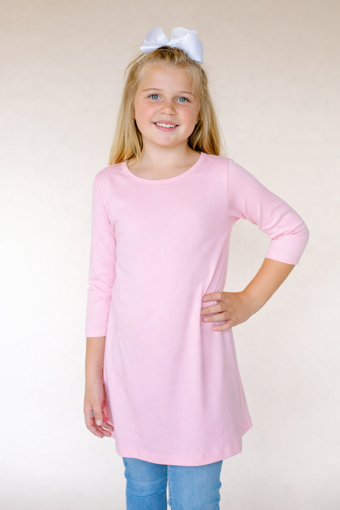 ARB Outlet | Girl's Straight Sleeve Tunic | Embroidery Blank - ARB