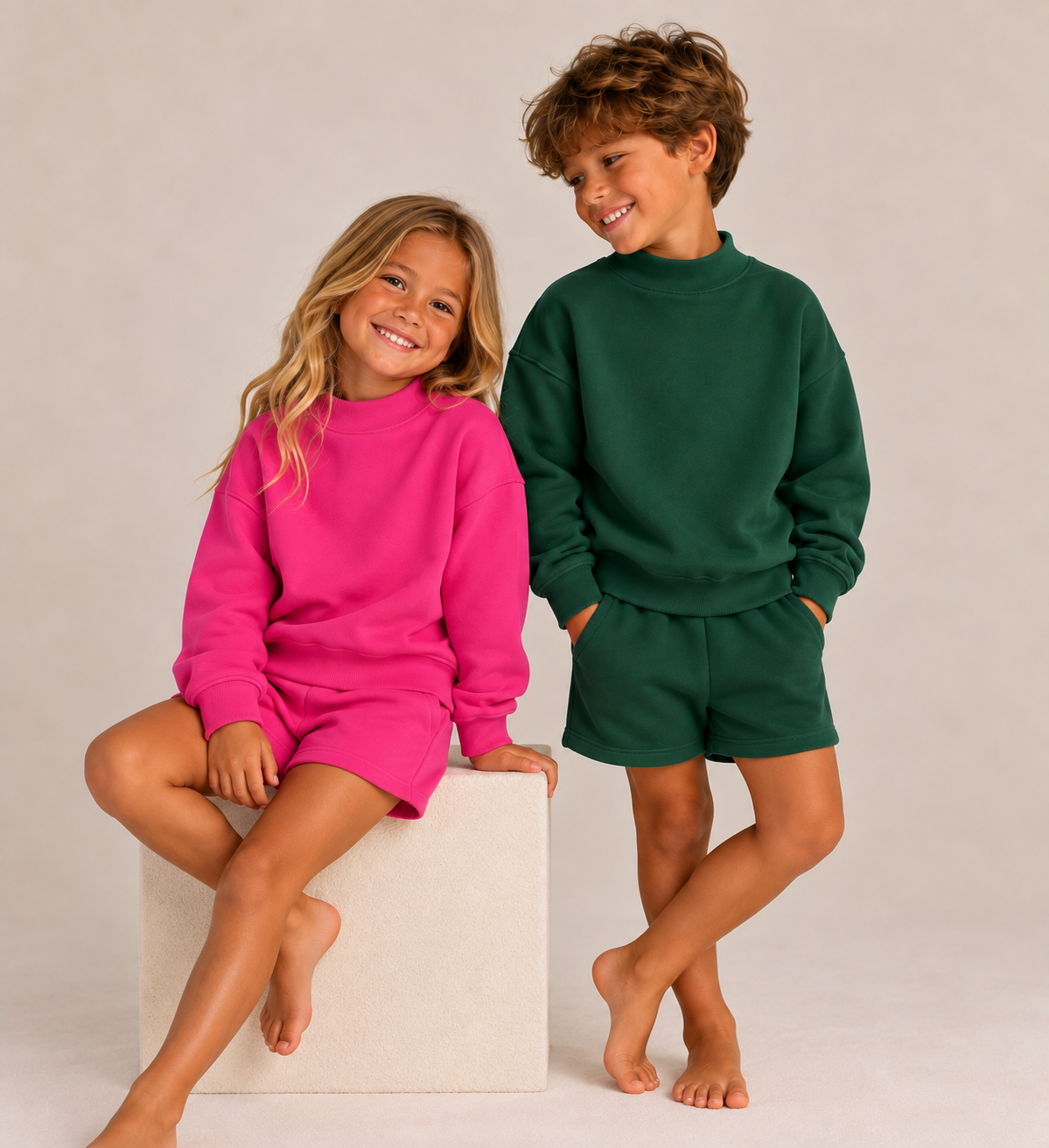 ADDITIONAL COLORS Kids Premium Cotton Shorts with Pockets| PRE-ORDER 7 | Embroidery, HTV & DTF Blank