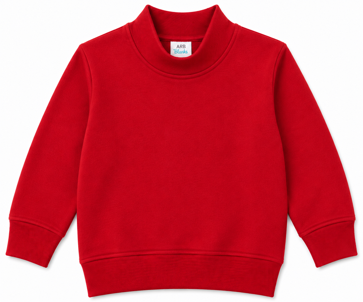 Premium Kids Mock Neck Sweatshirt | Blank | 14 Colors | Preorder 2