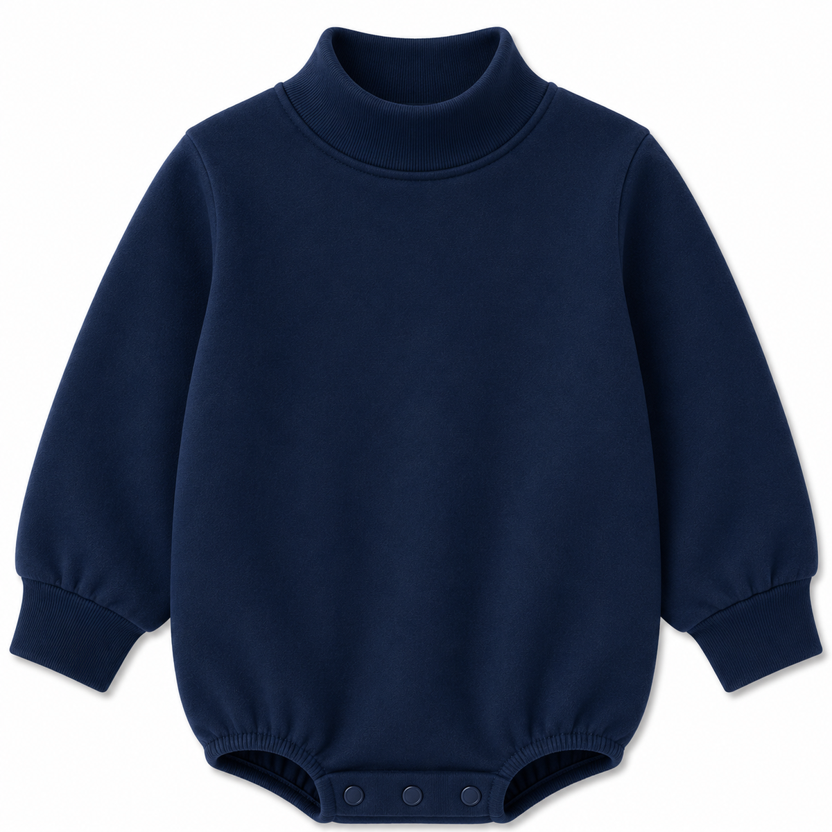 Solid Mock Neck Baby Bubble  |PRE-ORDER | Embroidery, HTV & DTF Blank