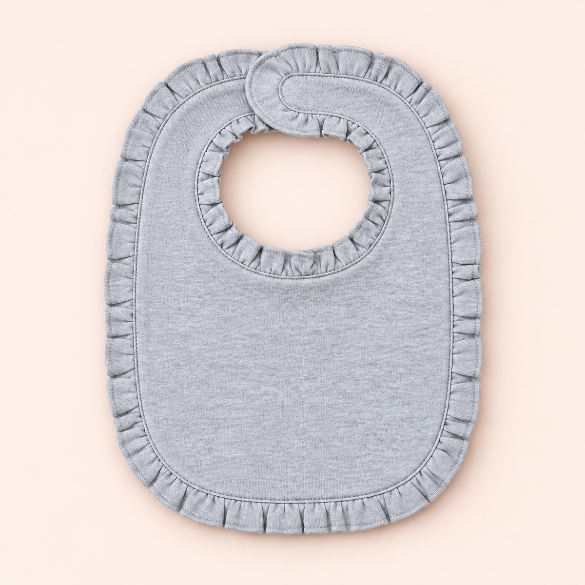 Ruffle Baby Bib – Cotton & Chenille Boutique Blank | 7 Colors | Embroidery & Monogram Ready