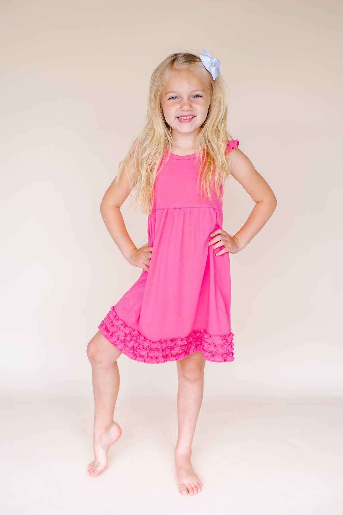 Girl's Angel Sleeve Empire Waist Dress Cotton Blank | 4 Colors | Embroidery & Boutique | Sizes 12M10 | ARB Blanks Navy / 12M Girl's Angel Sleeve Empire Waist Dress Cotton Blank | 4 Colors | Embroidery & Boutique | Sizes 12M10 | ARB Blanks Navy / 12M