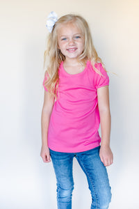 Girl's Short Sleeve Puff Shirts - ARB Blanks