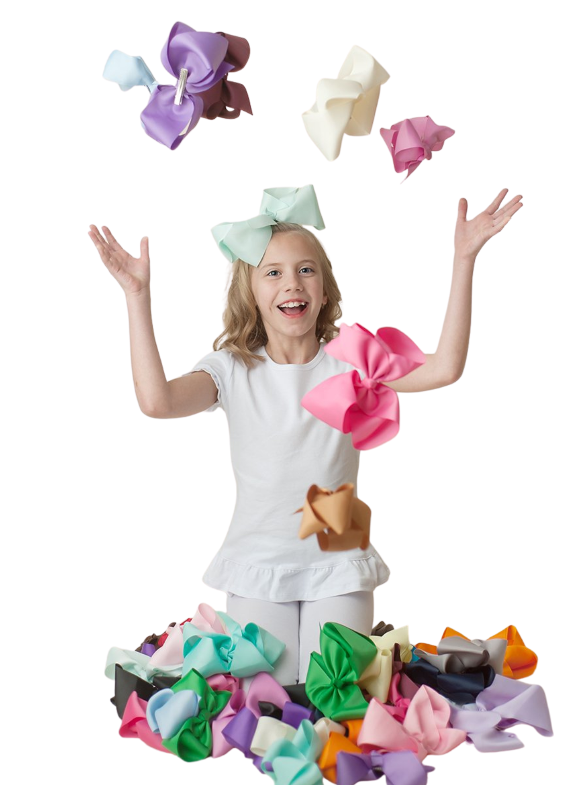 Boutique Solid Hair Bows