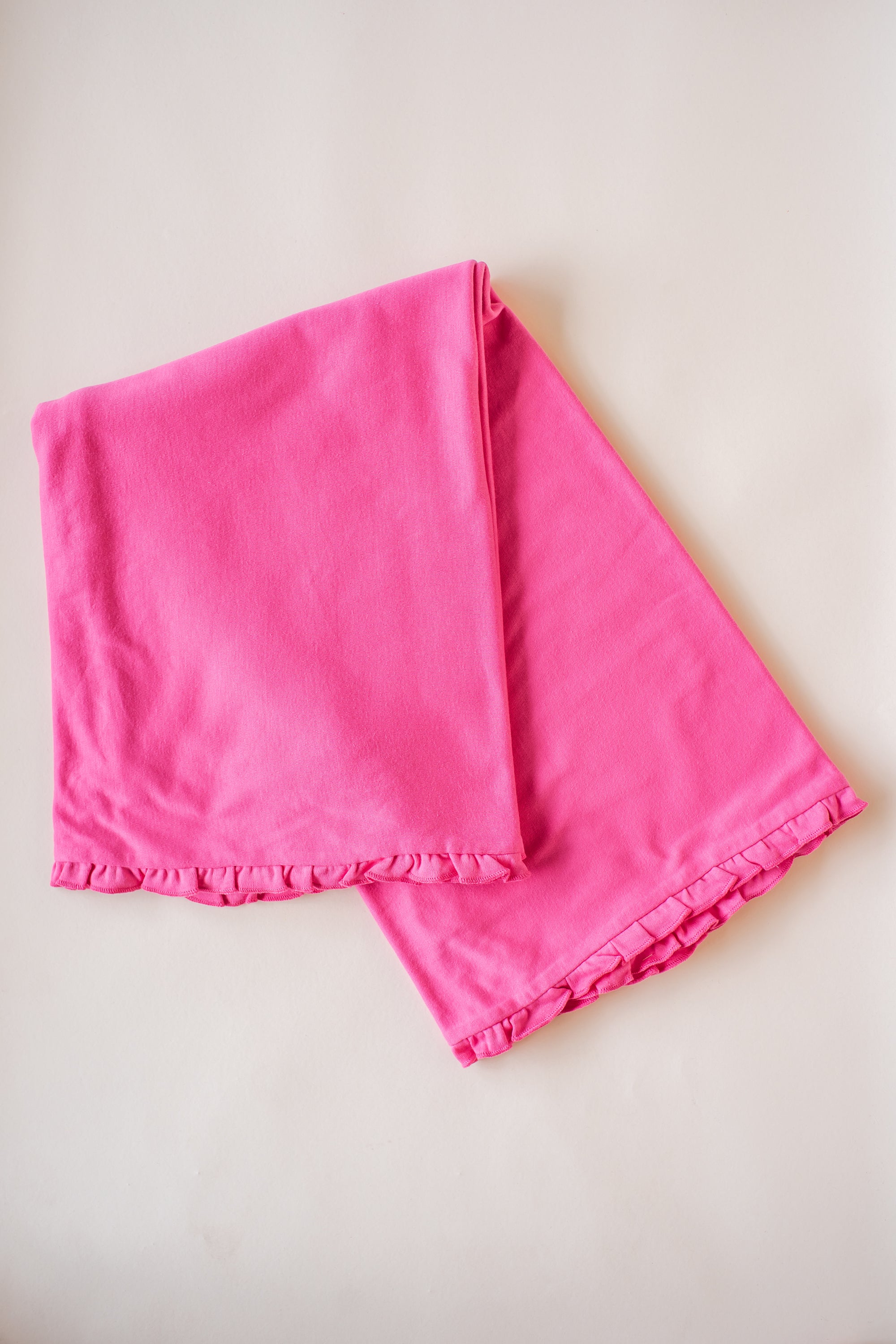 Pink Ruffles Receiving Blanket by Baby Loren